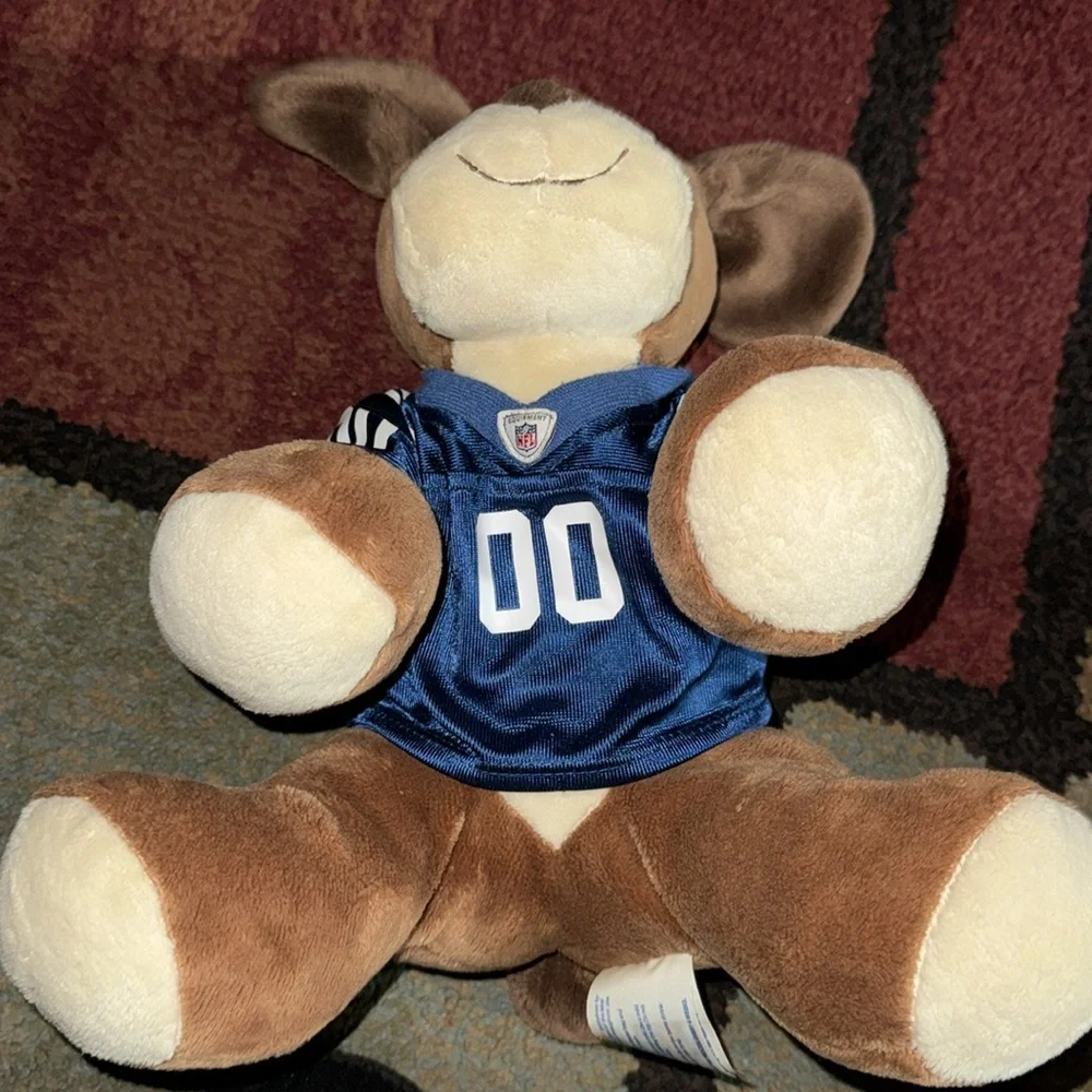 Build A Bear Dog With NFL‎ Jersey